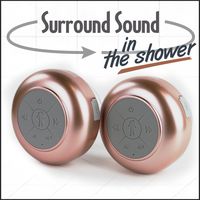 Splash Tunes Shower Speaker Parent (Splash Tunes Pro Dual, STPD - Rose Gold)