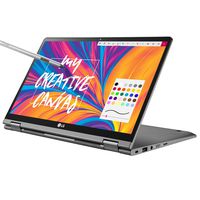 LG Gram 14T990-U.AAS8U1, 14" 2-in-1 Ultra-Lightweight Laptop with Intel Core i7 Processor and Wacom Pen, Silver