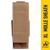 LEATHERMAN - MOLLE Compatible X-Large Nylon Sheath for Multitools, Fits MUT, Surge, and Super Tool 300 - Brown