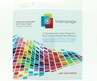 Touch Screen Video Player, 7-inch Display, Light Sensor, 4GB, MP4/MPG/AVI, PC and Mac Compatible, For Photo Books, Scrapbooks, Photo Albums, Product Catalogs and Project Exhibits, Easy-mount Videopage