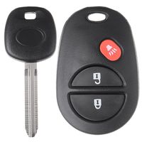 ECCPP Replacement for New Replacement Keyless Entry Remote Fob Control for GQ43VT20T + 4d67 Chip Key