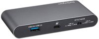 StarTech.com Dual Monitor USB C Docking Station - for Windows Laptops - DisplayPort Multiport Adapter (DK30C2DAGPD)