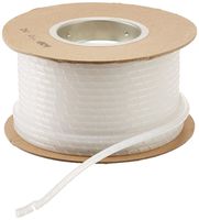 Polyethylene Spiral Wrap Cable Harness, 0.236" OD x 0.157" ID, 0.157" - 1.97" Bundle Range, Natural