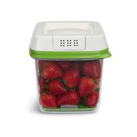 Rubbermaid FreshWorks Produce Saver Food Storage Container, Medium, 6.3 Cup, Green 1920478