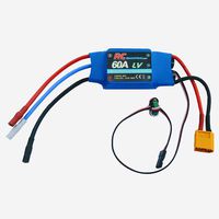 60A RC Brushless Motor Electric Speed Controller ESC 4A UBEC with XT60 & 3.5mm bullet plugs