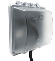 Sealproof 2-Gang Weatherproof In Use Outlet Cover | Two Gang Outdoor Plug and Receptacle Protector, Lockable, UL Extra Duty Compliant, 45 Configurations