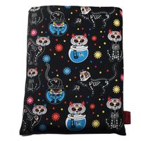 Book Sleeve Day of The Dead Cats Book Cover Medium Book Sleeves Teen Gift (Medium)