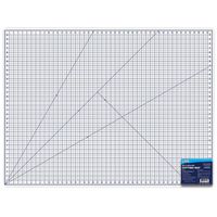 U.S. Art Supply 36" x 48" WHITE/BLUE Professional Self Healing 5-6 Layer Double Sided Durable Non-Slip PVC Cutting Mat Great for Scrapbooking, Quilting, Sewing and all Arts & Crafts Projects
