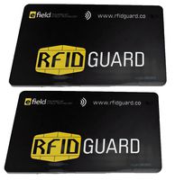 RFIDGuard RFID Blocking Card Guard Blocker for Credit/Bank Cards, Passports and Wallets, 2-Pack (RFIDGD-2-PAK)