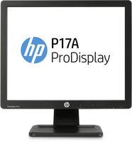 HP ProDisplay P17A - LED monitor - 17" - 1280 x 1024 - TN - 250 cd/m2 - 1000:1 - 5 ms - VGA - black