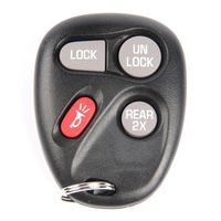 ACDelco 15043458 GM Original Equipment 4 Button Keyless Entry Remote Key Fob