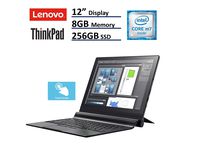 Lenovo ThinkPad X1 Tablet Laptop (12in (2160x1440) IPS FHD + Touchscreen, Intel Core m7-6Y75, 256GB SSD, 8GB RAM, ThinkPad Pen Pro, Windows 10 Professional) (Renewed)