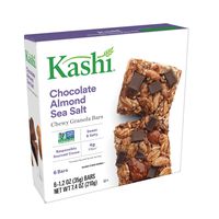 Kashi Chewy Chocolate Almond Sea Salt Granola Bars - Vegan, Box of 6