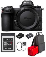 Nikon Z7 45.7MP FX-Format Full-Frame 4K Mirrorless Camera Bundle with Backpack and 120GB Memory Card