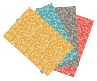 Ella Bella Photography Backdrop Paper, Assorted Bokeh (1 ea.: Gold, Blue, Gray & Red), 48" x 12', 4 Rolls