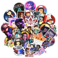 50 Pcs Stranger Things Sticker Pack Waterproof Stickers for Motorcycle Car Snowboard Bicycle Skateboard Laptop Luggage Vinyl Stickers Bumper Graffiti Decals (Stranger Things 50)