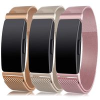 Find-MyWay Compatible with Fitbit Inspire HR Bands/Inspire Band, Inspire Accessories Wristband for Women Men Small Large Bracelet Strap Compatible with Fitbit Inspire Fitness Tracker