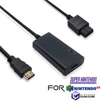 HDMI Cable for Nintendo GameCube, Nintendo 64 N64, Super Nintendo SNES Console (3-In-1)