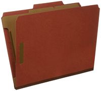 Nature Saver Classification Folders, Red (NATSP17206)