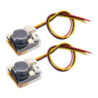 FPV Drone Finder Buzzer RC Signal Loss Buzzer Tracker 2 LED Lights Finder for FPV Racing Drone and RC Plane(2PCS)