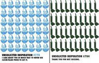 Quiplip Funny Birthday Cards Unsolicited Inspirations, 6-Pack (UI09156PCK)