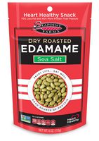 Seapoint Farms Sea Salt Dry Roasted Edamame, 4 oz Gluten-Free Snack (12 pack)