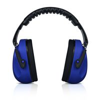 HEARTEK Kids Ear Protection Noise Reduction Children Protective Earmuffs - Sound Cancelling Hearing Muffs for Toddler, Baby, Infants - Adjustable, Foldable with Travel Bag- Dark Blue