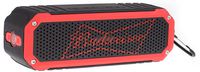 Budweiser Rugged Bluetooth Speaker, Wireless Shock Proof LED Flashlight Audio Sound Stereo Music Player (Water Resistant) Bluetooth Ultra Grip Portable Travel Speaker- Budweiser Red