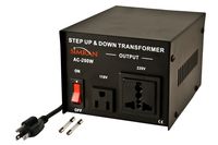 Simran AC-200 Step Up Down Voltage Converter Transformer, 200 Watt, Black