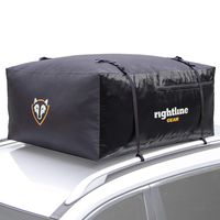 Rightline Gear Sport 2 Car Top Carrier, 15 cu ft, 100% Waterproof, Attaches With or Without Roof Rack