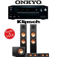 Onkyo TX-NR777 7.2-Channel 4K THX Certified Network A/V Receiver + Klipsch RP-280F + Klipsch RP-450C + Klipsch R-112SW - 3.1-Ch Home Theater Package