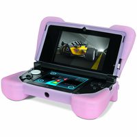 Comfort Grip for Original 3DS (Not the "NEW"  version) - Silicone Protective Cover Gives Your 3DS Armor - (Pink)