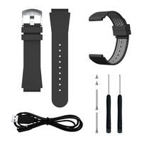 CANMORE TW-353 Golf Watch Replacement Band - Black