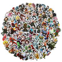 100 PCS Classic Heroes Character Stickers Cartoon Waterproof Stickers Car Laptop Helmet Luggage Vintage Skateboard Wall Decor Gift for Kids