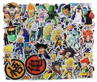 Cartoon Stickers 100 Pcs , Anime Dragon Ball Laptop Stickers Fun Vinyl Decals for Kids Water Bottles Snowboard Skateboard Car Motorcycle Aesthetic Waterproof Stickers Bomb Pack - Cartoon