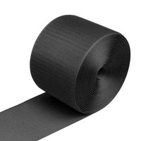 16 ft Floor Cable Cover Cable Grip Strip, Carpet Cord Wire Cover for Floor Cable Management - 3" Width (Black)