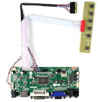 VSDISPLAY HDMI VGA DVI Audio LCD Driver Board for 14" 15.6" LTN140AT02 LTN156AT17 1366x768 LED 40Pin LCD Panel