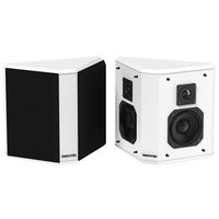 Fluance SXBP2WH Home Theater Bipolar Surround Sound Speakers (White)