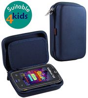 Navitech Dark Blue Premium Travel Hard Carry Case Cover Sleeve Compatible with The VTech KidiBuzz G2