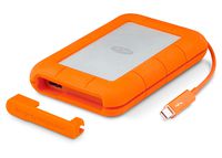 LaCie Rugged Thunderbolt USB 3.0 2TB External Hard Drive Portable HDD (STEV1000400)