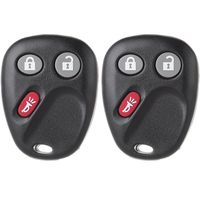 ECCPP Keyless Entry Remote Key Fob Replacement fit for Cadillac Hummer GMC Chevy Series LHJ011 (Pack of 2)