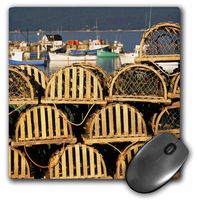 Fishing, Lobster traps, Cape Breton, Nova Scotia - CN07 WBI0023 - Mouse Pad, 8 by 8 inches (mp_135340_1)