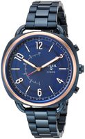 Fossil Hybrid Smartwatch - Q Accomplice Navy Blue Stainless