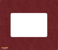 WOW!PAD 8.0" x 9.25" Photo Frame Mouse Pad-Burgundy Leather (8PF79-005)