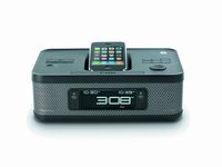 Memorex MI4703P 30-pin Dual Alarm Clock Radio for iPod and iPhone (Black)