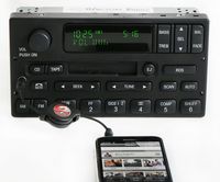 1 Factory Radio AM FM CS w Aux Input CD Controls Compatible With 2000-04 Ford F150 YL3F-18C870-AA