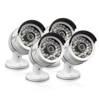New 4 Pack Swann SRPRO-A855WB4-US PRO-A855 AHD 1080P HD Security Bullet Cameras