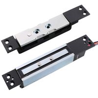 UHPPOTE 2600lb Holding Force 12VDC Voltage Electric Shear Magnetic Lock Concealed Mount with Door Static Sensor