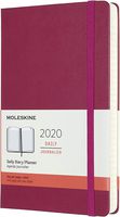 Moleskine 2020 Daily Planner, 12M, Large, Snappy Pink, Hard Cover (5 x 8.25)