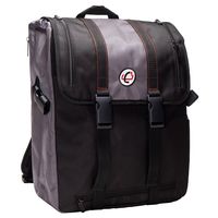 Case-It BKP-102 Laptop Backpack with Hide-Away Binder Holder, Fits 13-Inch Laptops, Black/Grey (BKP-102 BLKG)